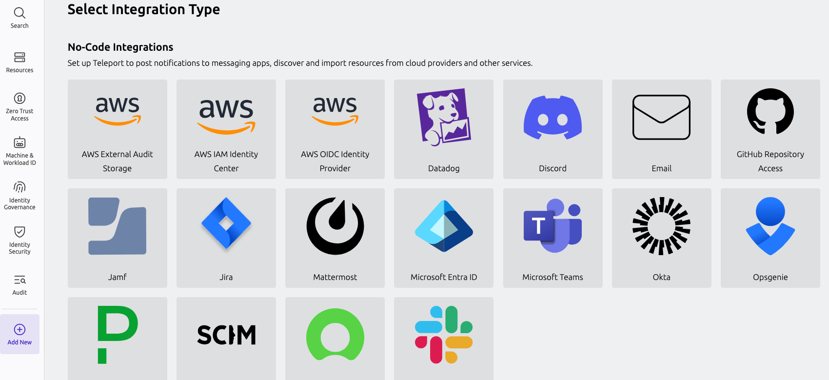 Enroll an integration